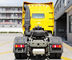Warna Kuning Sinotruk 4x2 Howo Tractor Truck 290hp Standar Emisi Euro II