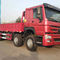 SINOTRUK HOWO 12 roda 8X4 flatbed Cargo truck truk tugas berat Lorry Van Load